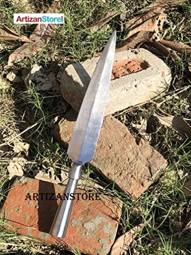 Lanza De Hierro Medieval Forjada A Mano Saga Vikinga Producc