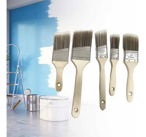 Pinceles Para Pintura Artística, 5 Pinceles Para Pintar Casa