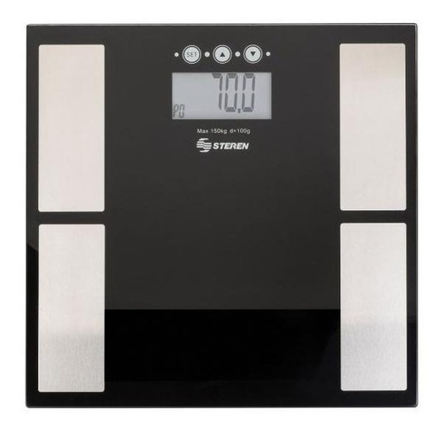 Báscula digital Steren MED-110 negra, hasta 150 kg