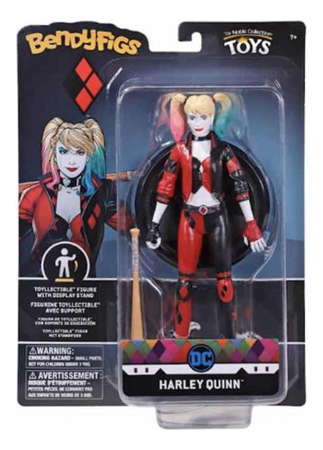 Muñeco Colección Bendyfigs Harley Quinn (rebirth) Dc Comics