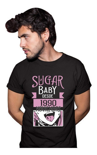 Camisetas Negras Para Hombre Suggar Baby Noviembre Cumple