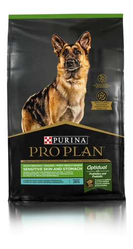 Purina Pro Plan Dog Sensitive Skin And Stomach Raza M/g 15kg