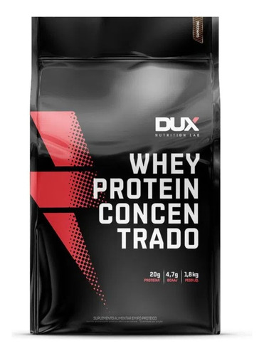 Whey Protein Concentrado Refil - 1.8kg - Dux Nutrition Sabor Chocolate branco