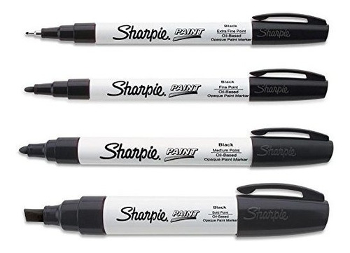 Dibujo, Sharpie Paint Marker Kit A Base De Aceite, Negro, De