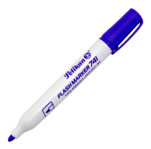 Marcador Pelikan Marker 741 Azul Para Pizarra Recargable