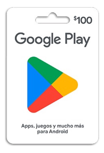 Tarjeta Google Play 100