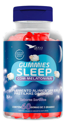 Gummies Sleep Global Suplementos 60 Gomas