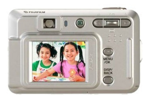  Fujifilm FinePix A400 compacta color  plateado