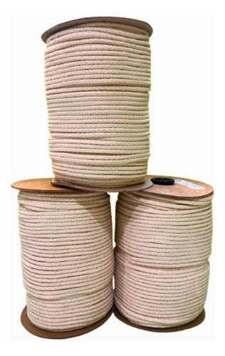 Cordon De Polipropileno X100 Mts Merceria Crochet Tejido Natural