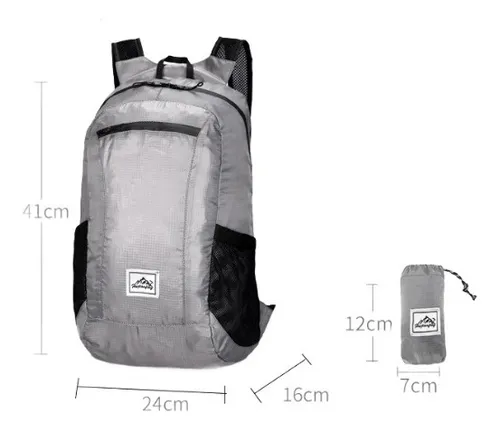 Mochila De Viaje Ultraligera 20l, Impermeable Y Plegable