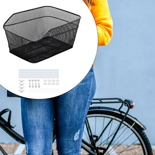 Cesta Trasera Para Bicicleta, Cesta Universal De Alambre De