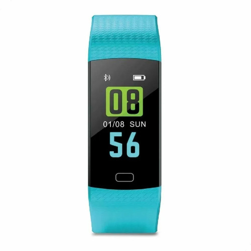 Imagen 1 de 12 de Smartwatch Reloj Targa Smartband 4 Control Pasos Android Ios Color De La Malla Azul