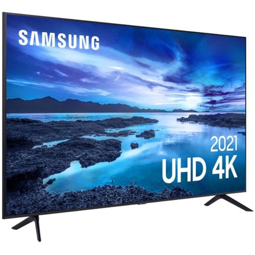 Imagem 3 de 4 de Samsung Smart 55 Tv Uhd 4k 55au7700, Processador Crystal 4k,