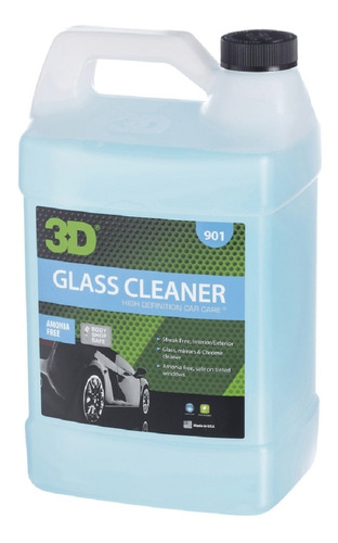 Glass Cleaner 3d 4 Lt  Limpiador De Vidrios