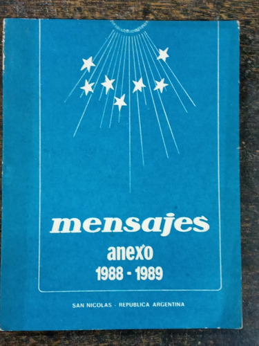 Mensajes * Anexo 1988 / 1989 * Obispado De San Nicolas *