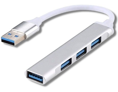 Zapatilla Prolongador 4 Puertos Usb Hub 3.0 O6 U8