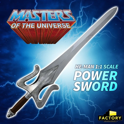 Motu He-man Espada Del Poder Power Sword Prop Escala 1:1