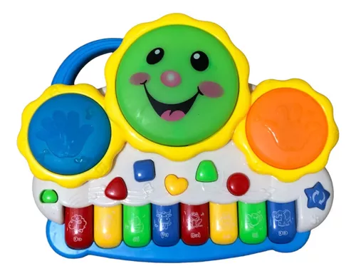 Brinquedo Piano Teclado Musical Infantil Bebe Som