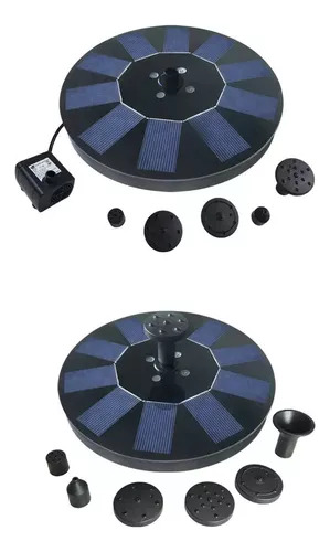 Bomba De Agua Decorativa Con Flotador Solar, Fuente Pequeña