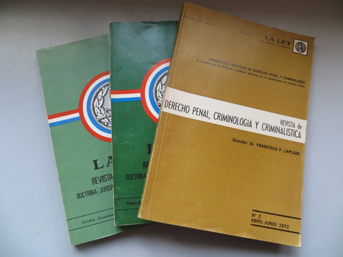 La Ley Revista Jurídica Paraguaya X 3 Año 1972 - 82 Y 83