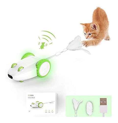 Petgeek Juguetes Automáticos Para Gatos Electrónicos Interac