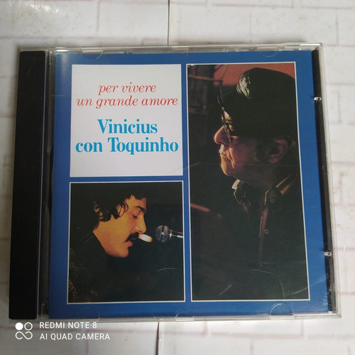 Cd Vinícius Con Toquinho - Per Vivere Un Grande Amore