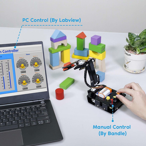 Sunfounder - Kit De Brazo Robótico Para Arduino Uno R3, Un B