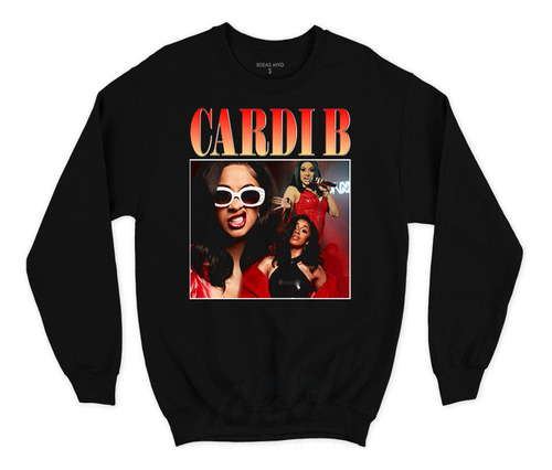 Buzo Cardi B (negro:) Ideas Mvd