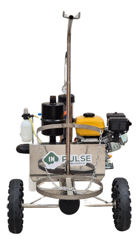 Ordenhadeira Móvel Inox Motor A Gasolina Com 1 Cjt Acoplado