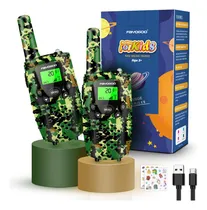 Comprar Walkie Talkies Recargables Para Niños 4 Km Paquete De 2 Mmg