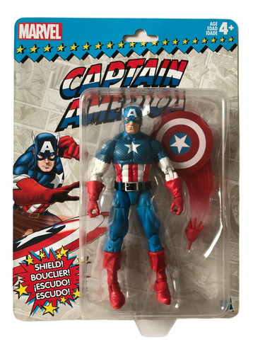Captain America Marvel Legends Retro Vintage Series Capitan