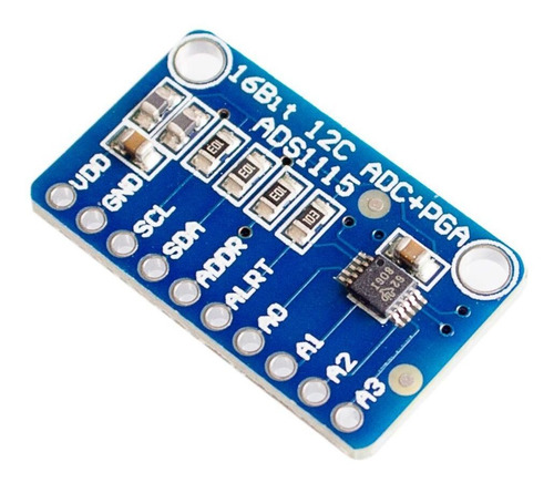 Imagen 2 de 4 de Ads1115 Conversor Analógico Digital Adc 16 Bits 4ch