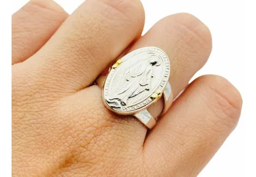 Anillo Plata Y Oro Mujer MercadoLibre