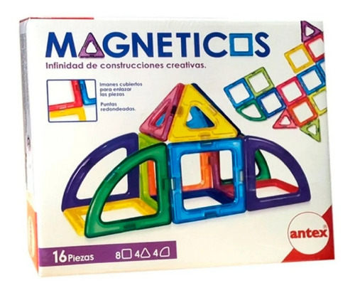Imagen 1 de 6 de Antex Magneticos 16 Piezas Plasticas Con Iman Playking