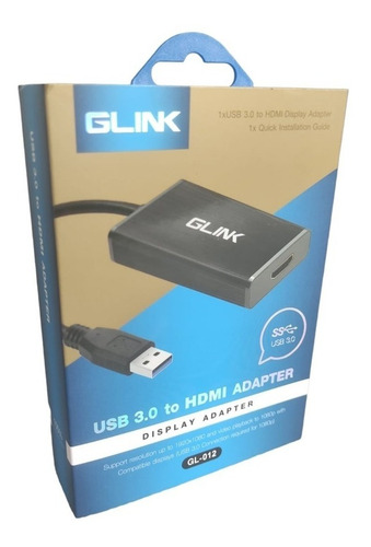 Convertidor Usb 3.0 A Hdmi Glink Gl-012 Full Hf 1080p Adapta