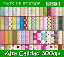 Comprar Kit Imprimible Pack De Fondos Lunares 300 Dpi Clipart