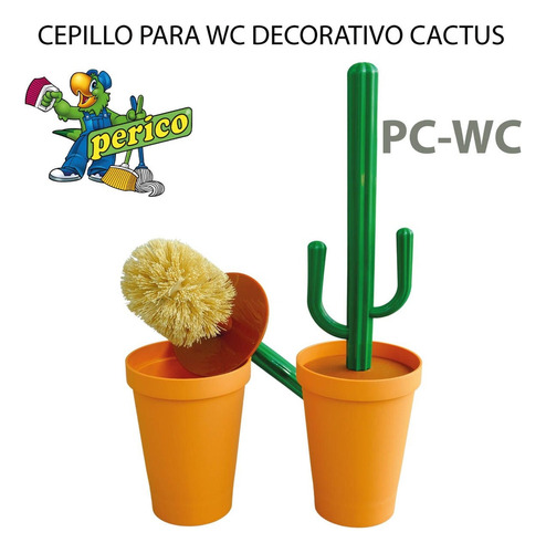 Cepillo Para Wc Cactus Marca Perico (85635)