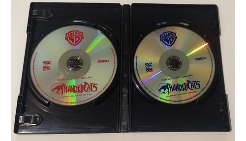 Serie Thundercats Temporada 1 .libro 1,2,3. 6 Dvd's Exelente (Usado)