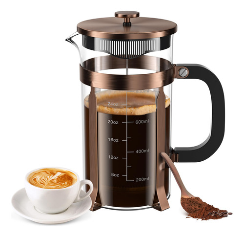 Cafetera De Prensa Francesa 34 Onzas 1 Litro Acero