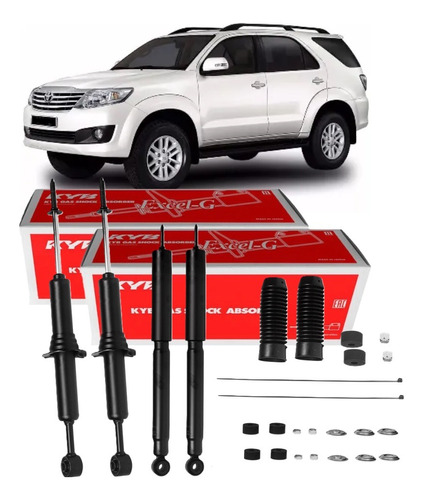 4 Amortecedores Toyota Hilux Sw4 2005 2006 2007 2008