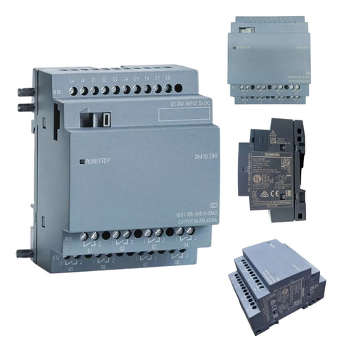 Modulo Expansão Logo! 8 Siemens Logo Dm16 24r Saída Relé