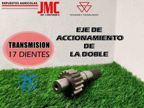 Eje De Accionamiento De La Doble Transmision Zf 17 Dientes