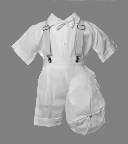 Traje De Ni o En Lino Para Bautizo Cuotas sin inter s