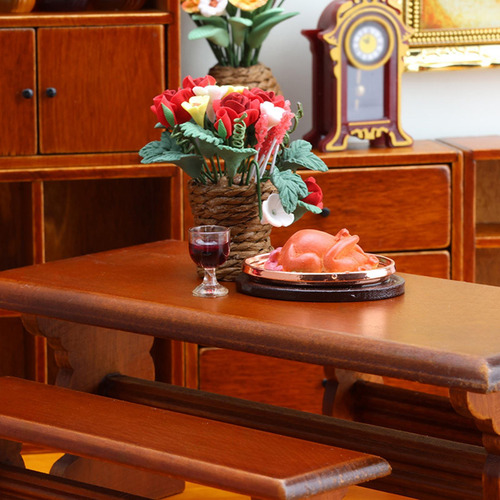 Mesa Y Sillas Para Casa De Muñecas, Mesa Y Silla En