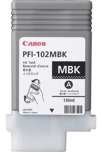 Tinta Canon Negro Matte Pfi-102 Mbk (solo Ipf605 /