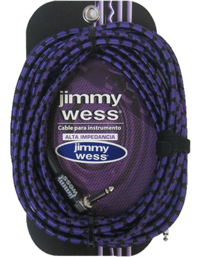 Cable Jimmy Wess Para Instrumento, 6 Mts. Decorado Jw1f6