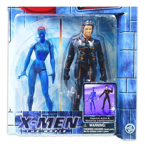 Marvel X Men The Movie Mystique & Wolverine Transformation
