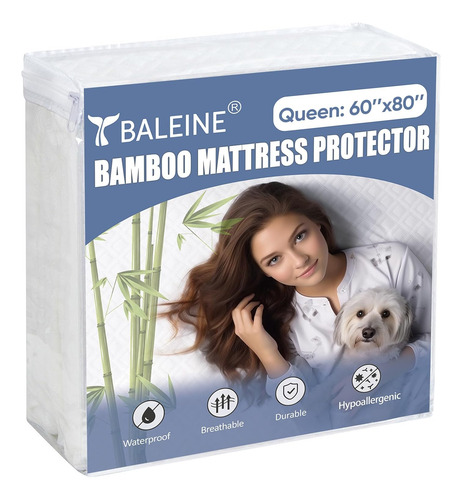 Protector De Colchón Impermeable, Transpirable, Tela De Aire