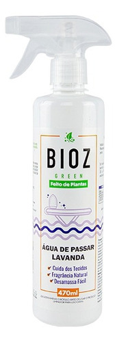 Kit 2x: Água De Passar Roupa Lavanda Bioz Green 470ml