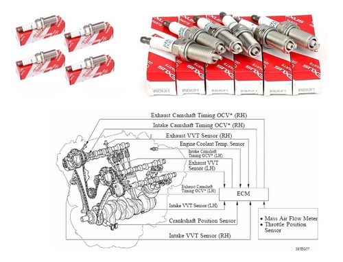 Bujias Camry 2007 6 Cilindros En V